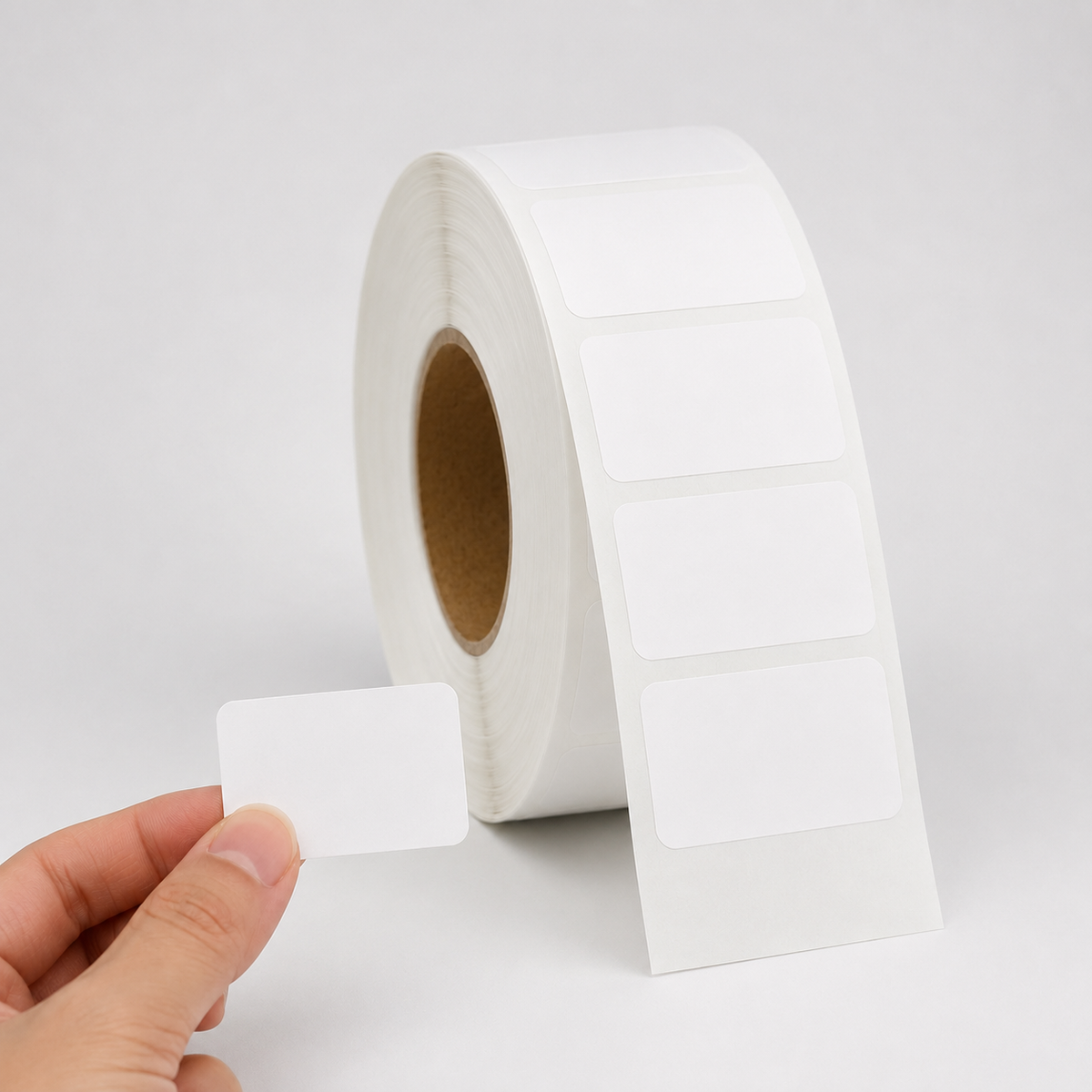 1" × 1.1875" Direct Thermal Waterproof PP Labels – 2,000/Roll (24 Roll)