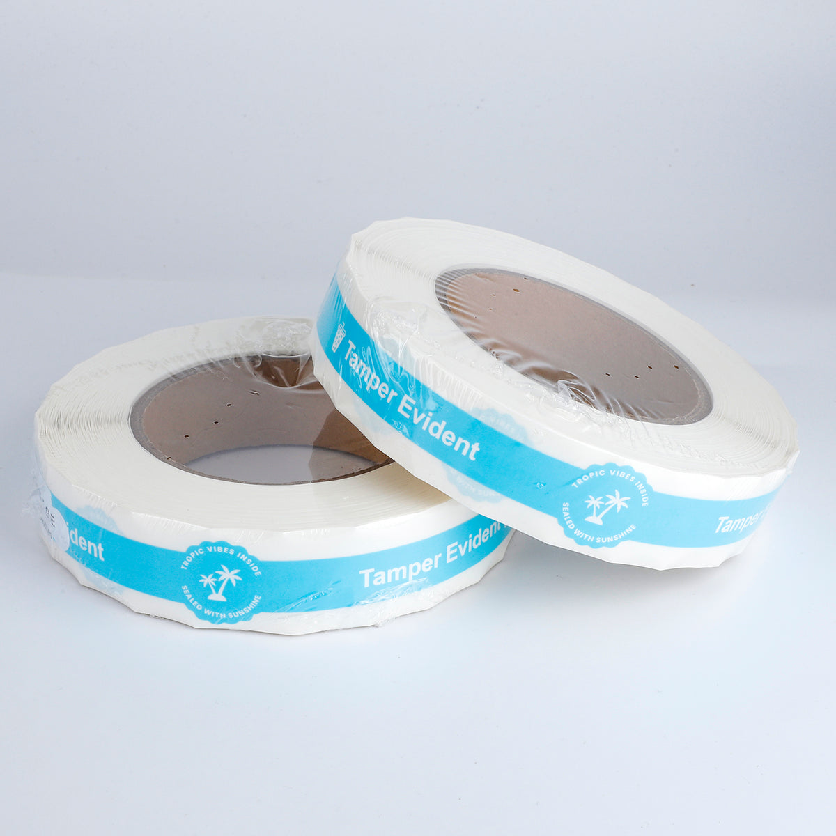 Watch-Style Tamper-Evident Vinyl Labels – Precision-Cut One-Time Security Seals for Packaging, 1” x 9”, 250 per Roll