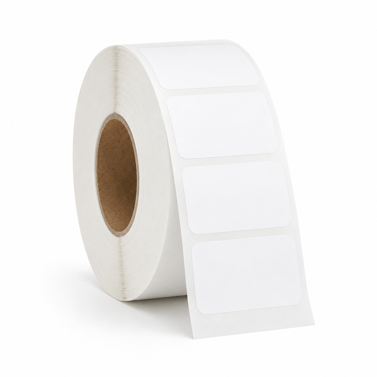 1" × 1.1875" Direct Thermal Waterproof PP Labels – 2,000/Roll (24 Roll)