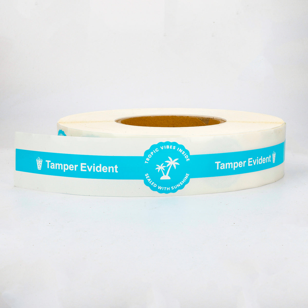 Watch-Style Tamper-Evident Vinyl Labels – Precision-Cut One-Time Security Seals for Packaging, 1.35” x 8.75”, 500 per Roll
