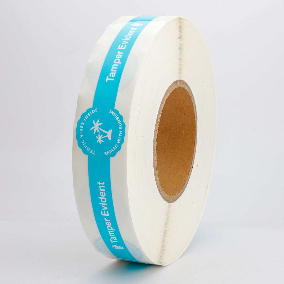 Watch-Style Tamper-Evident Vinyl Labels – Precision-Cut One-Time Security Seals for Packaging, 1.35” x 8.75”, 500 per Roll